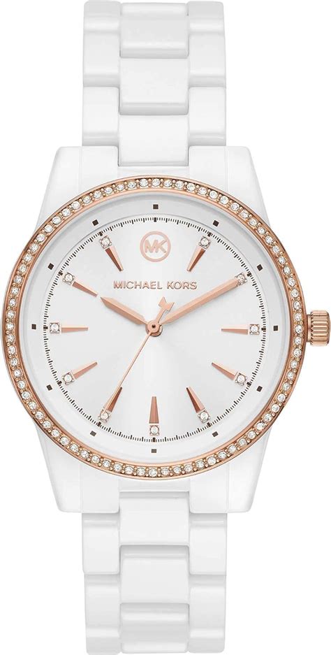 michael kors uhr weiß keramik